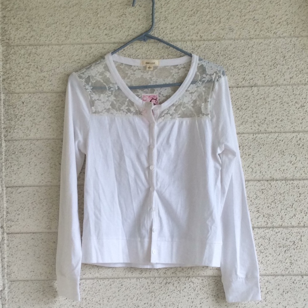Juniors Long Sleeve T-shirt Top Size L - Picture 2 of 8